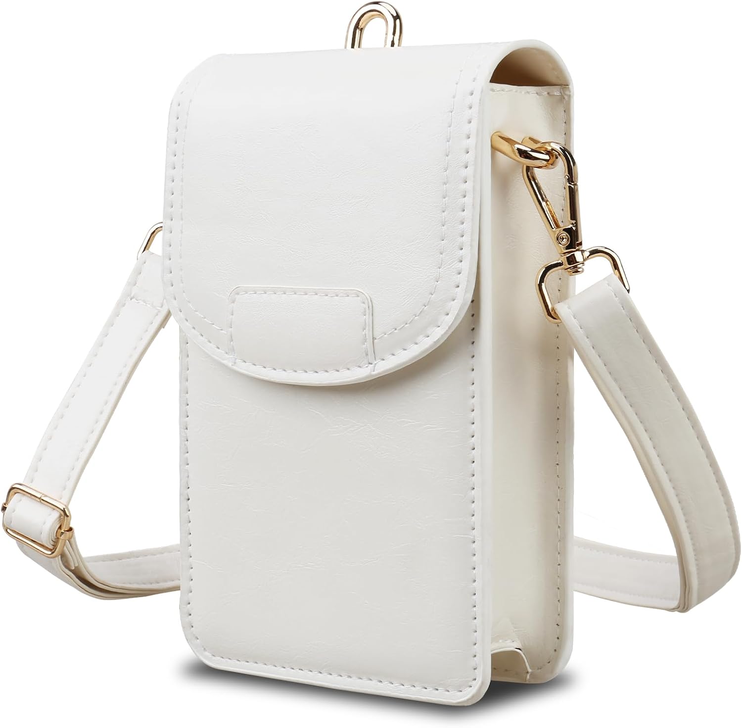 Lacdo Camera Case Bag for KODAK PIXPRO FZ55/FZ45/FZ53/FZ43 Digital Camera, Leather Crossbody Camera Sling Bag Purse, Lightweight KODAK PIXPRO FZ55 FZ45 Camera Bag Case with Shoulder/Hand Strap, Beige