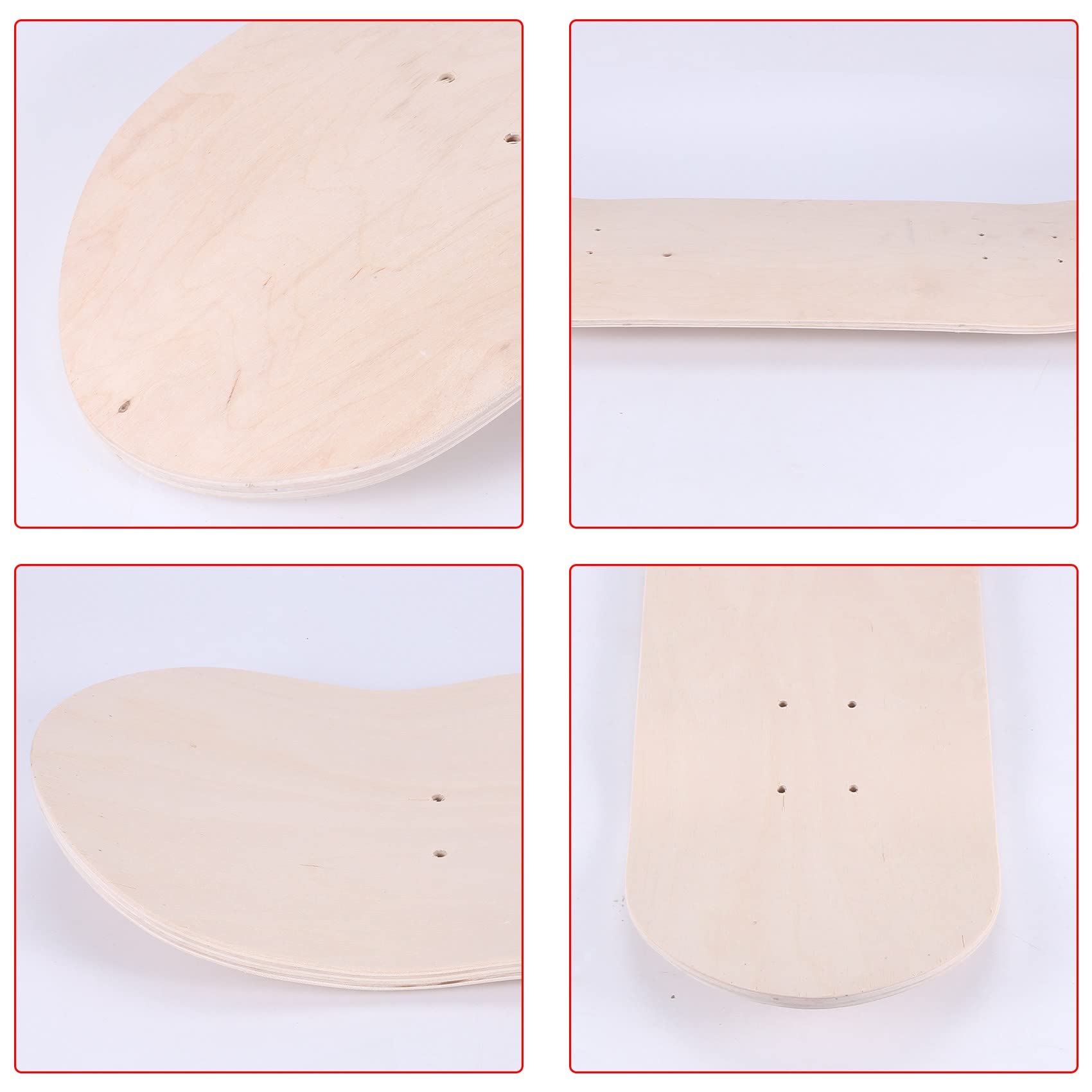 8 8 Schicht Ahorn Blank Doppelt Concave Skateboards Natürliche Skate Deck Board Skateboards Tisch Ahorn