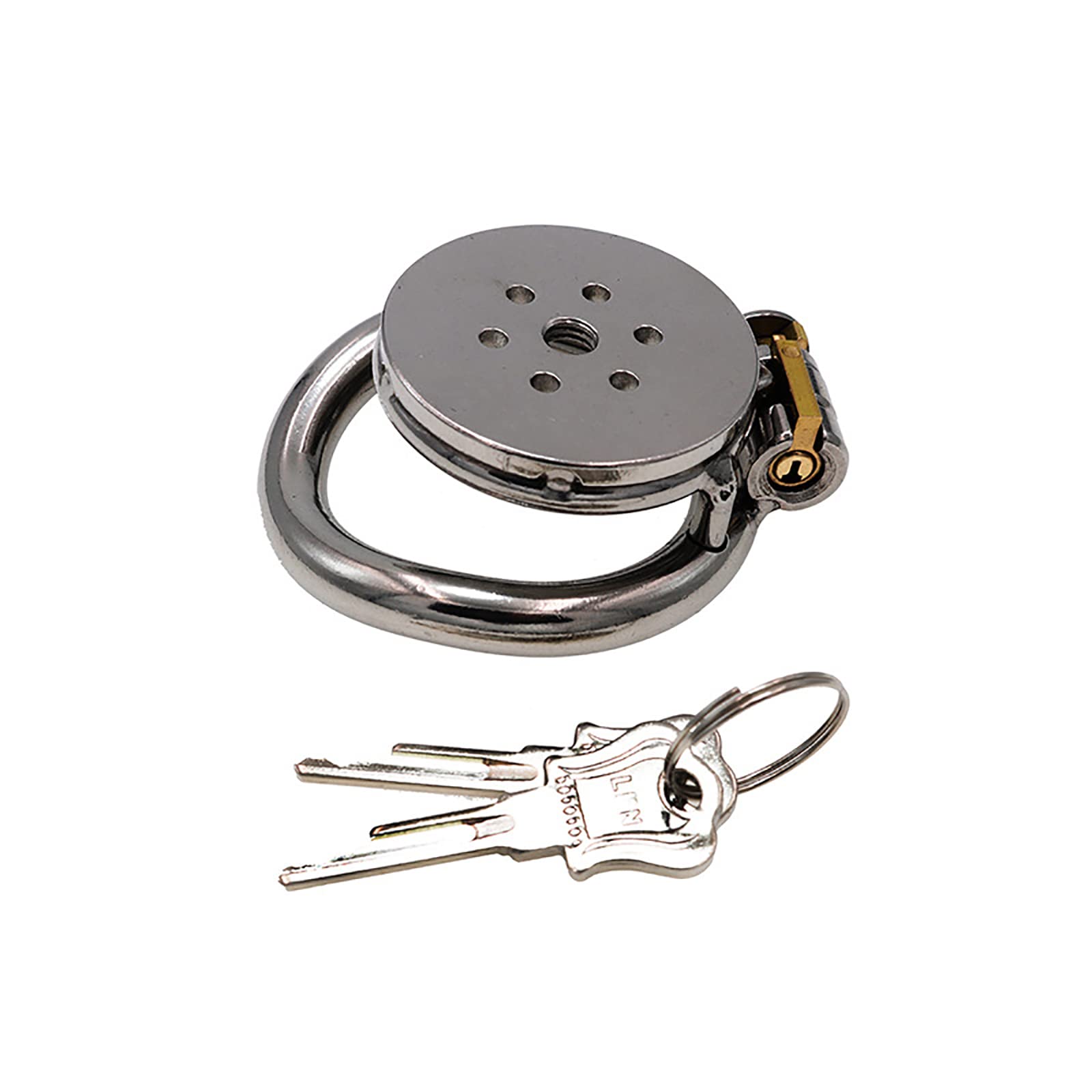 Plat Cage De Chasteté Métal Homme Jouet Sexuelle Adulte Couple Bdsm Chastetée Pour Pénis Men Sex Toýs,chastity Cage Pour Punition D'esclave Sextoyse Couple Plaisir (L)