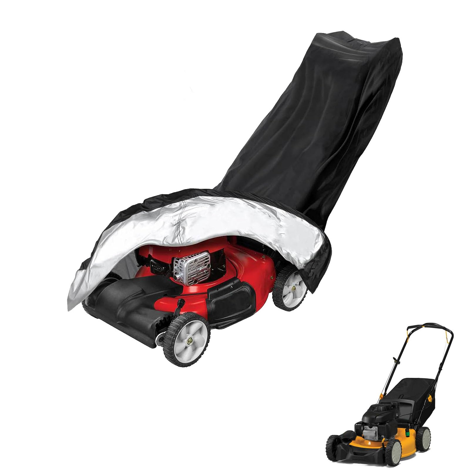 lawnmower cover Compatible with Cub Cadet SC100 ,waterproof and sun,suitable for indoor and outdoor use all year round, comes with a storage bag โ image 1