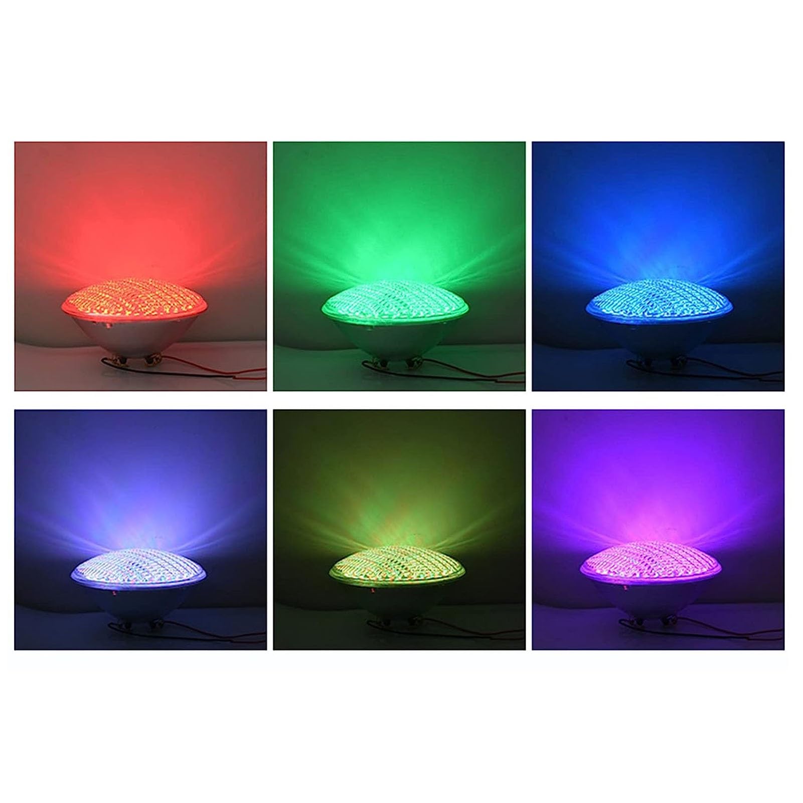 THEGA Faretto Subacquei - Faretti Piscina, Faretti per Laghetto PAR56 Impermeabili IP68, Luci LED da Terra per Esterni AC12V, con Telecomando(18W)