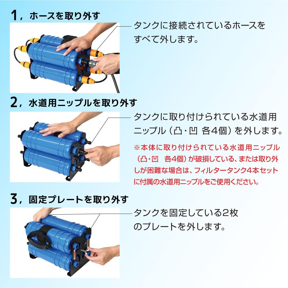 Amazon.co.jp: THANKO 水シミZERO フィルタータンク4本セット