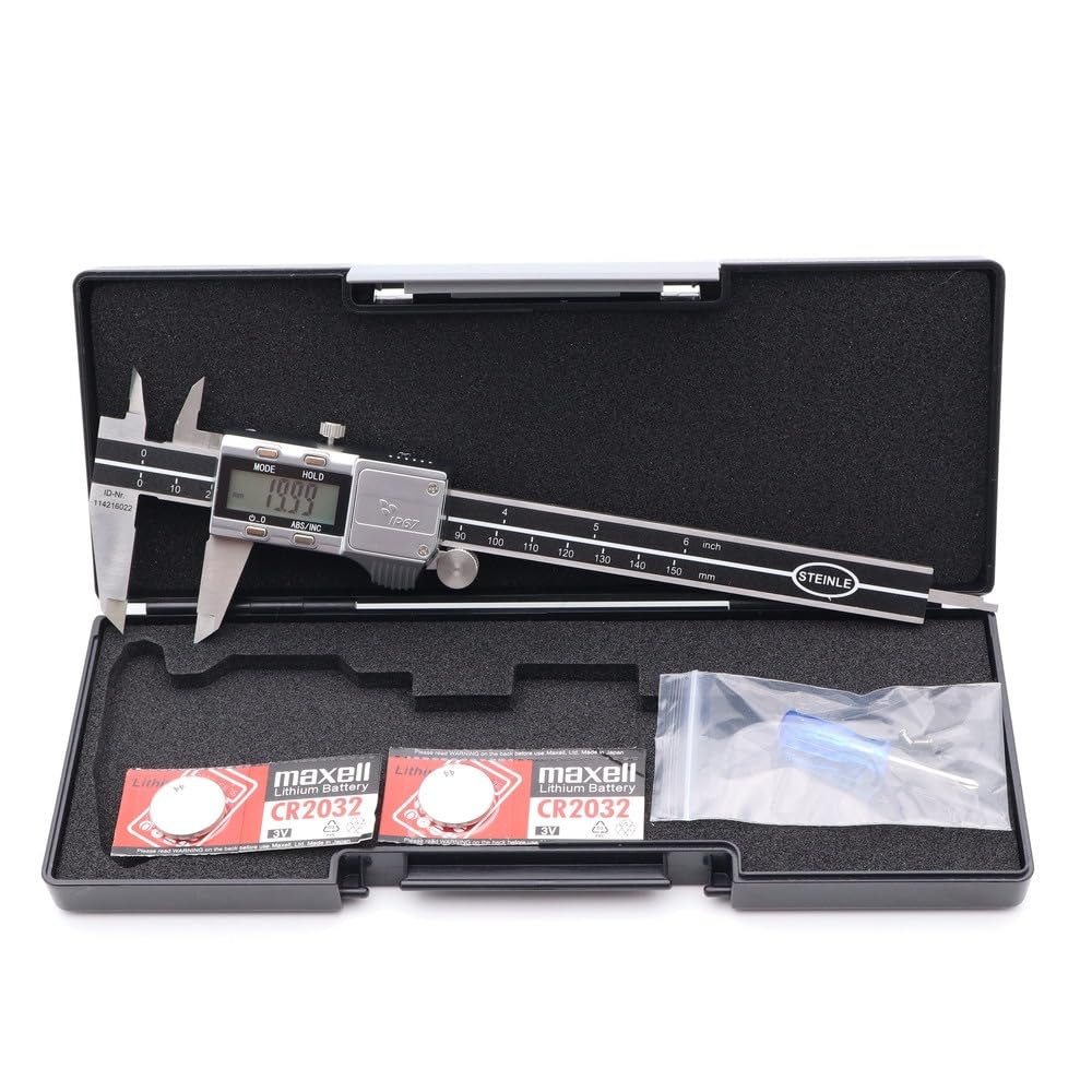 STEINLE 1424 Meßschieber Messschieber digital Schieblehre 150mm IP67
