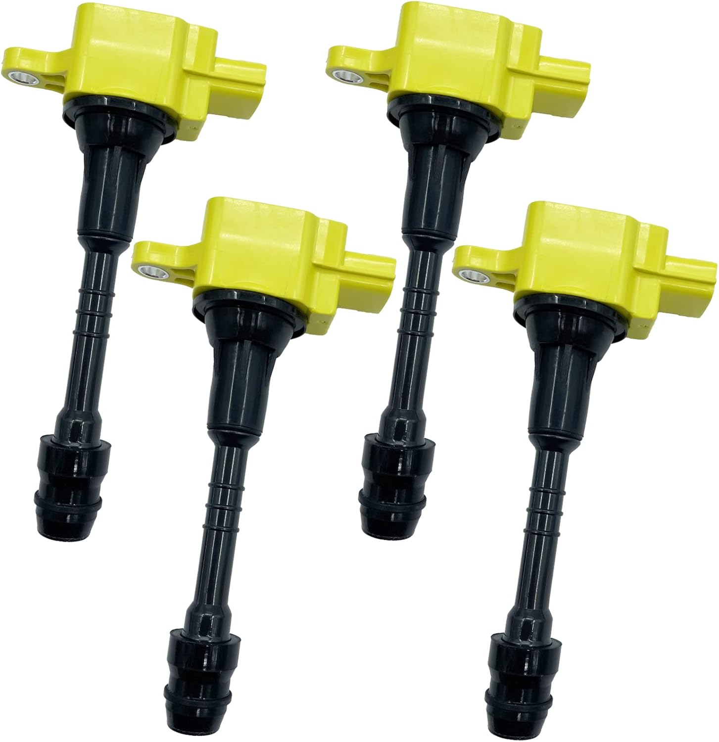 PERFORMANCE IGNITION COIL 22448-6N015 224486N015 UF-548 UF548 UF-351 UF351 C1397 SET OF 4 COMPATIBLE WITH NISSAN ALMERA SENTRA 1.8L L4 QG18