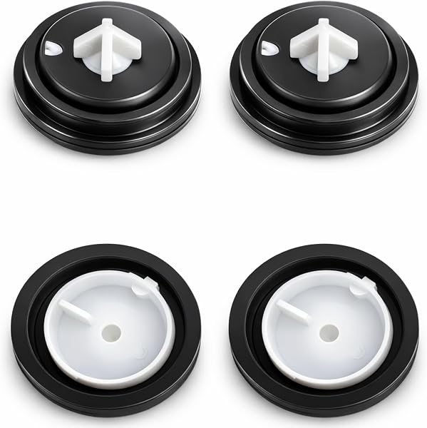 4 Pièces Rondelles de Joint Chasse d'Eau WC, Rondelle Caoutchouc pour Robinet Flotteur à Entrée Latérale, Flotteur Chasse D'eau pour Réparation Fuite et Entretien Toilettes - 1