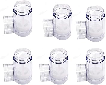 Clear Empty Plastic Round Deodorant Containers,Round Shape Bottom Filling Stick Deodorant Container Twist Up Stick Tube C
