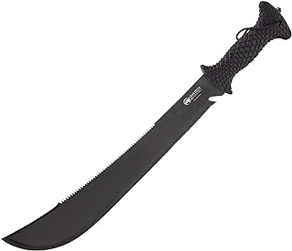 Luna Tech, LTK9500, Dave Young Survival System, 23in. Full Length Tang Machete, TPR Handle, Carbide Tip, Includes Black Sheath with MOLLE System