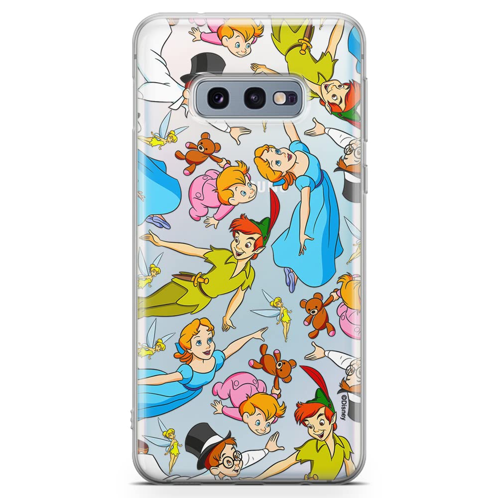 ERT GROUP mobile phone case for Samsung S10e original and officially Licensed Disney pattern Peter Pan 002 optimally adapted to the shape of the mobile phone, partially transparent