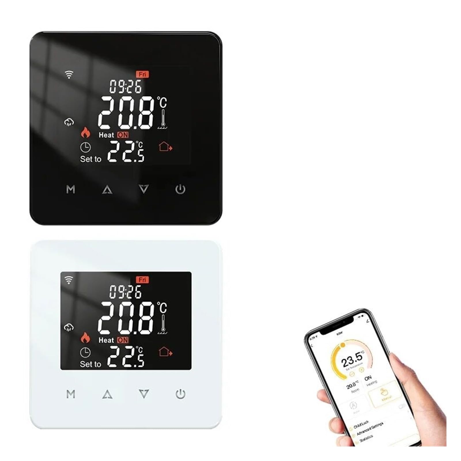Termostato doméstico Inteligente Agua eléctrica calefacción por Suelo Radiante Caldera de Gas WiFi Control Remoto de Temperatura