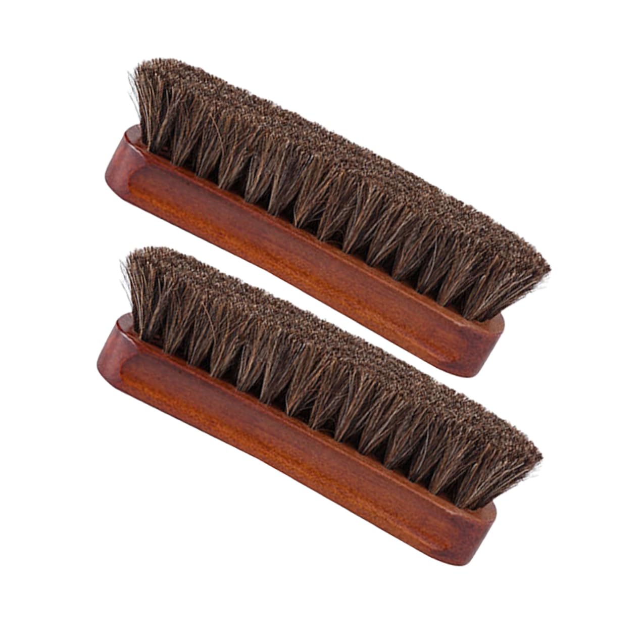 Homoyoyo 4 Set Spazzola Per in Legno Cavallo Polacco Pulitore Per Scarpe Spazzola Per La Pulizia Delle Scarpe Kit Per La Cura Degli Stivali in Pelle Di Legno 2 Pezzi*4