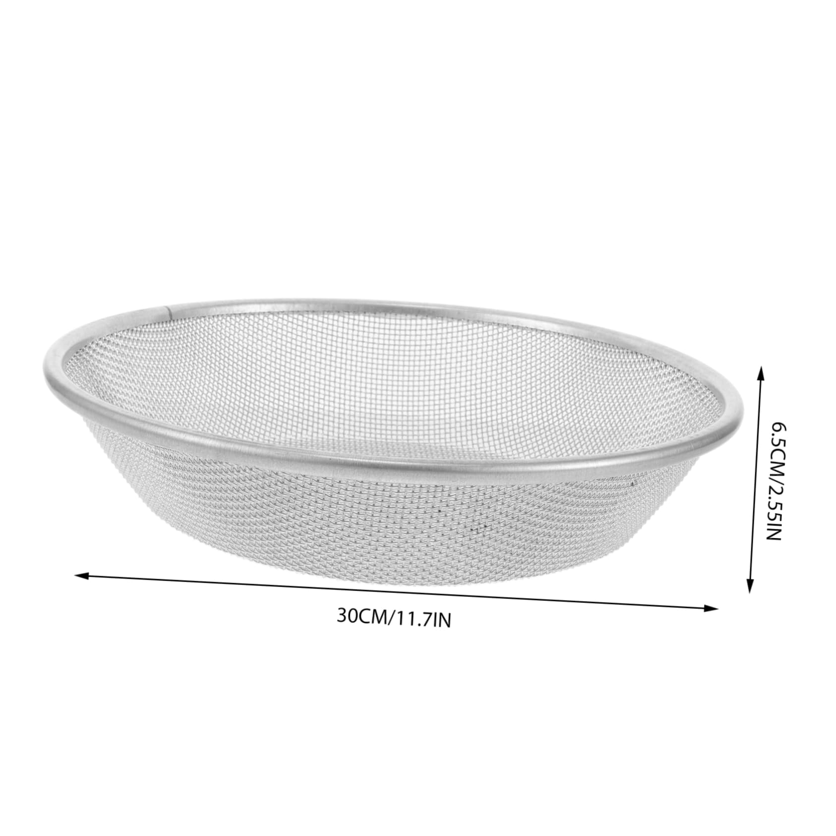 Setaccio da Giardinaggio in Acciaio Inox, Diametro 30 Cm