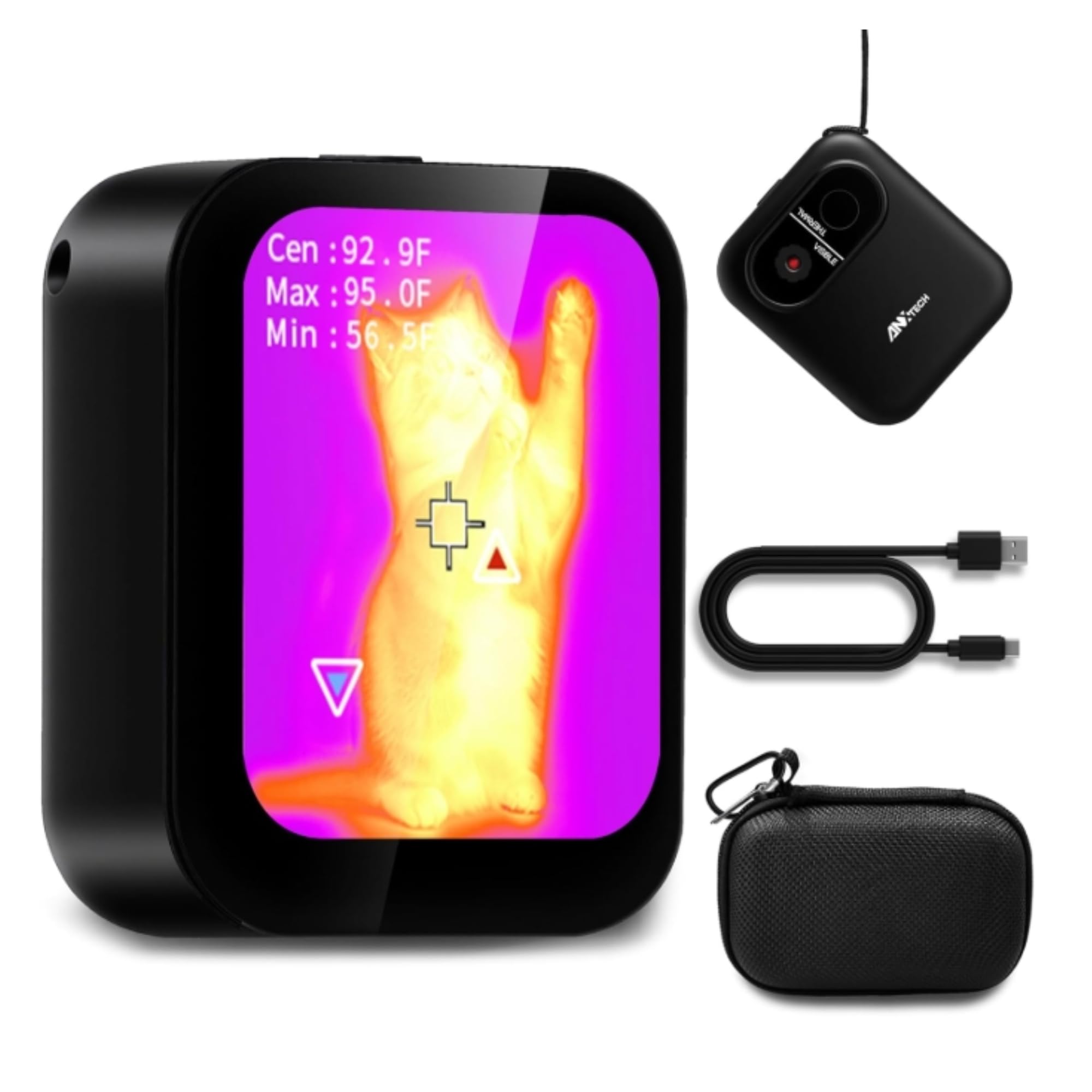Small Thermal Imaging Camera for Beginner Mini Thermal Imager for Home Inspection Infrared Hidden Camera Detector 80 60