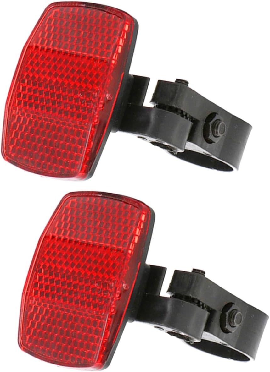 TOYANDONA Durable Mountain Bike Reflectors Reflectors for Night Riding Easy Install Outdoor Cycling Accessories