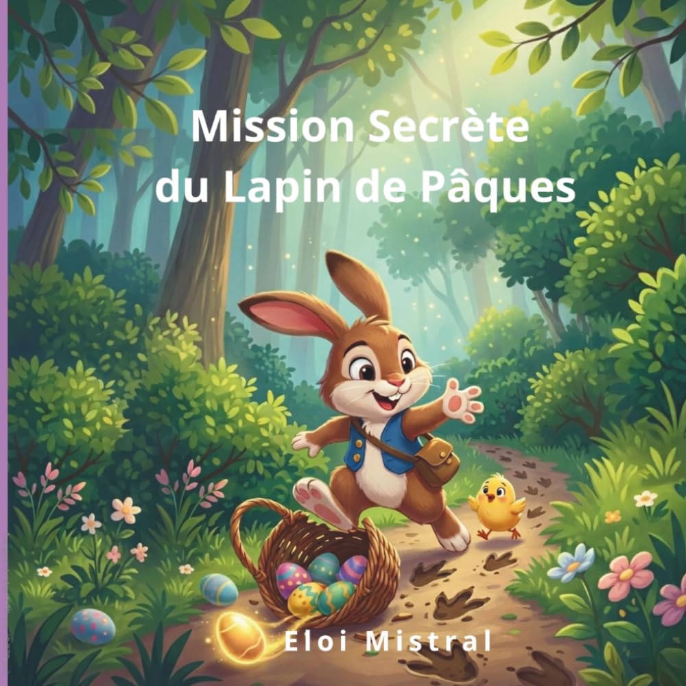 Mission secrète du lapin de Pâques : livre pour enfants dès 3 ans, histoire illustrée et activités amusantes