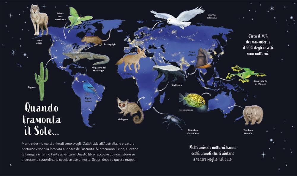 I segreti della notte. Storie della buonanotte per scoprire la natura. Ediz. a colori