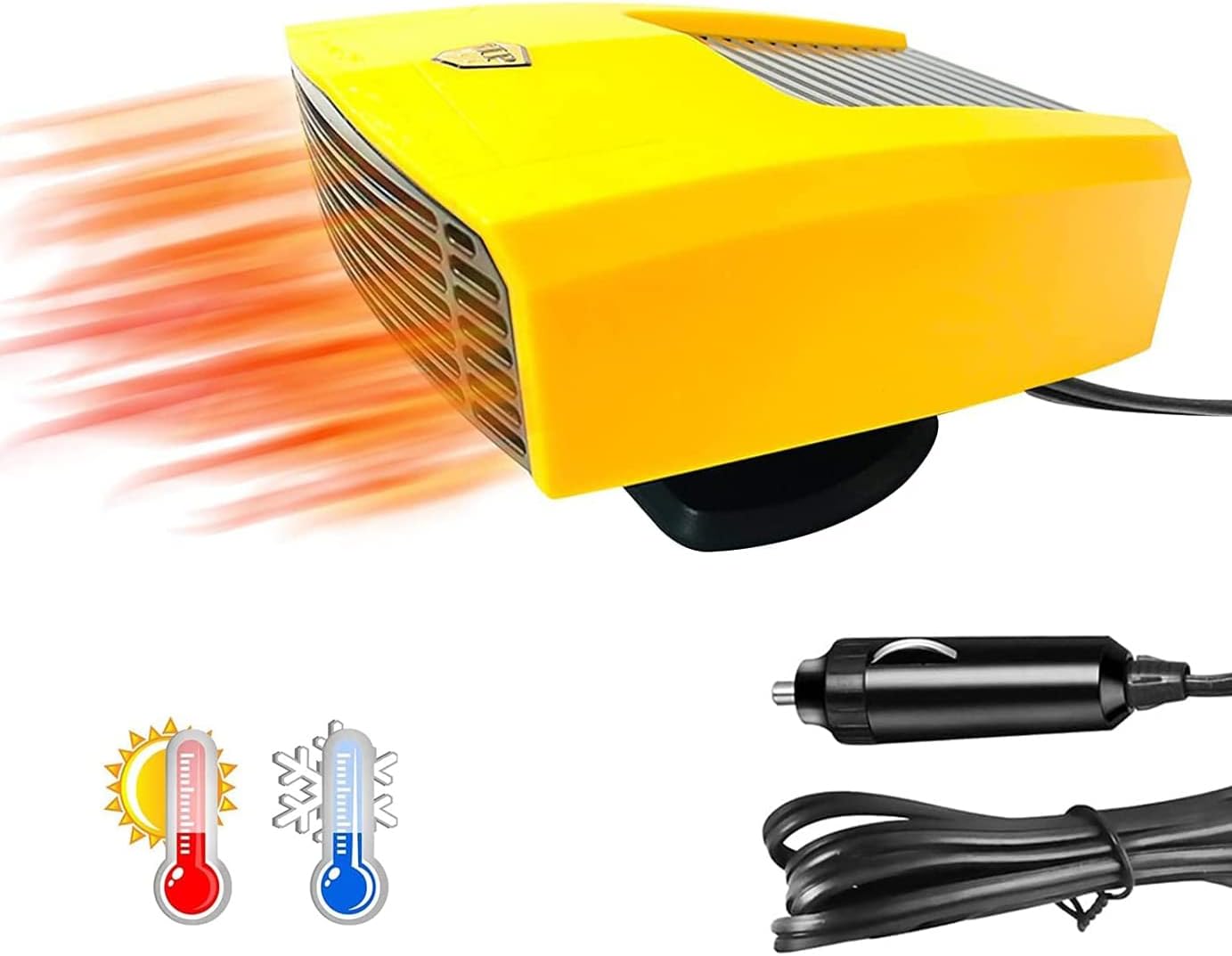 DSLIHA 12V 150W Car Heater, 2 in 1 Heating and Cooling Auto Demister