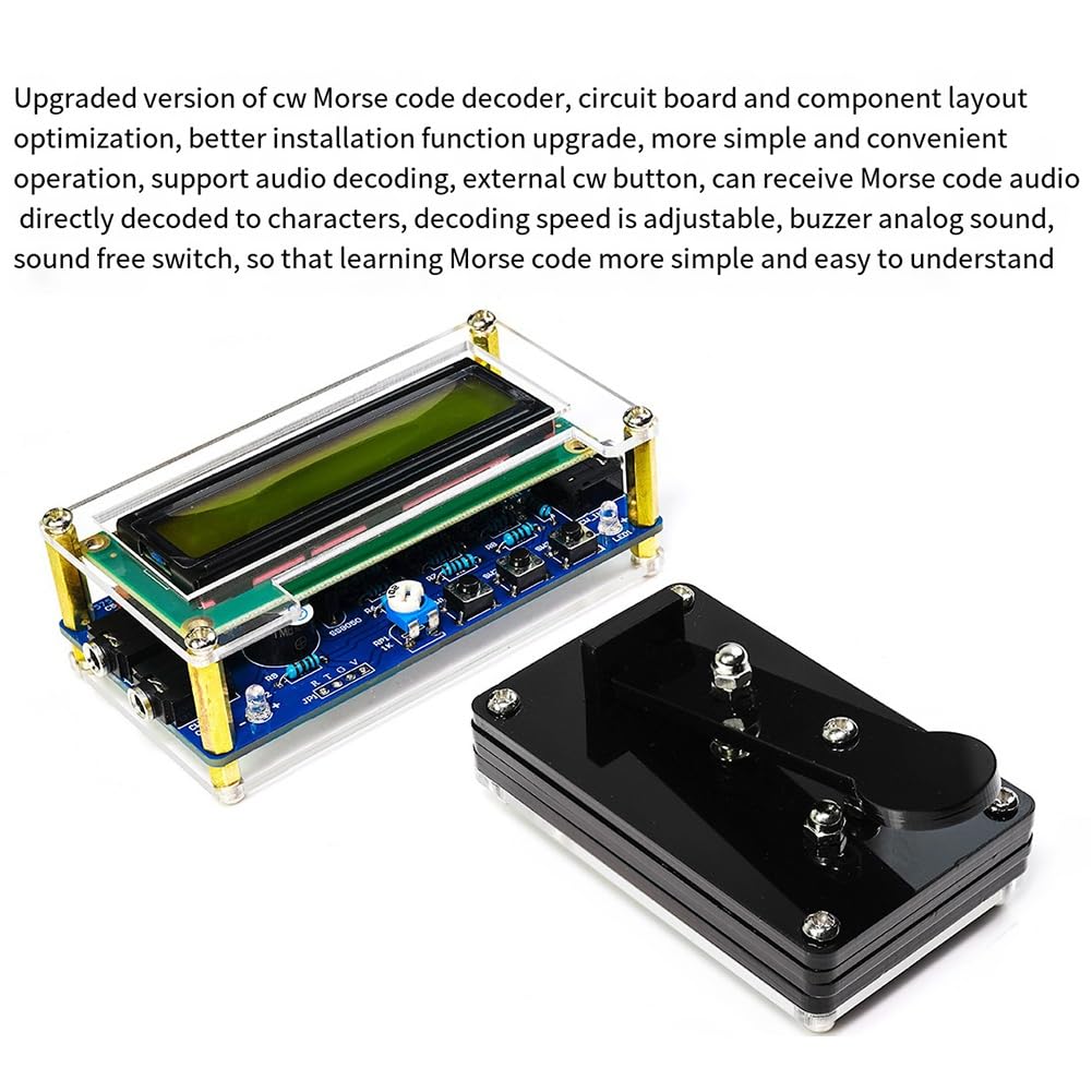 Breeshy Migliorato -069B CW Morse Code Decoder Ricambi Elettronico DIY PCB Set di esercizi di saldatura