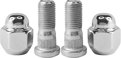 Miniatura 8 de Juego de 4 tuercas de espárrago cromadas M12x1.5 para rueda compatibles con Mazda 2, Mazda 3, Mazda 5, Mazda 6, CX-5 CX-7 CX-9 CX5 CX9 MPV MX-5