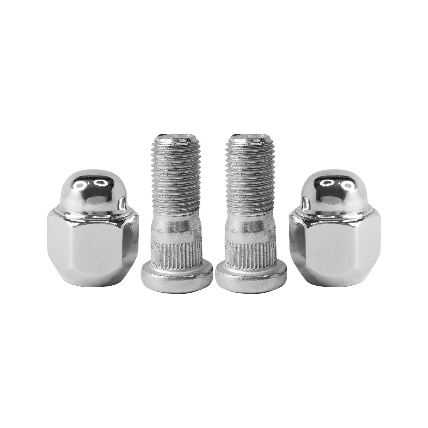 Mysttoo 4PCS M12x1.25 Front Wheel Lug Stud Nut Set 37mm Bolt Compatible with Infiniti QX4 Nissan 200SX 300ZX 720 Frontier Pathfinder Versa Pickup