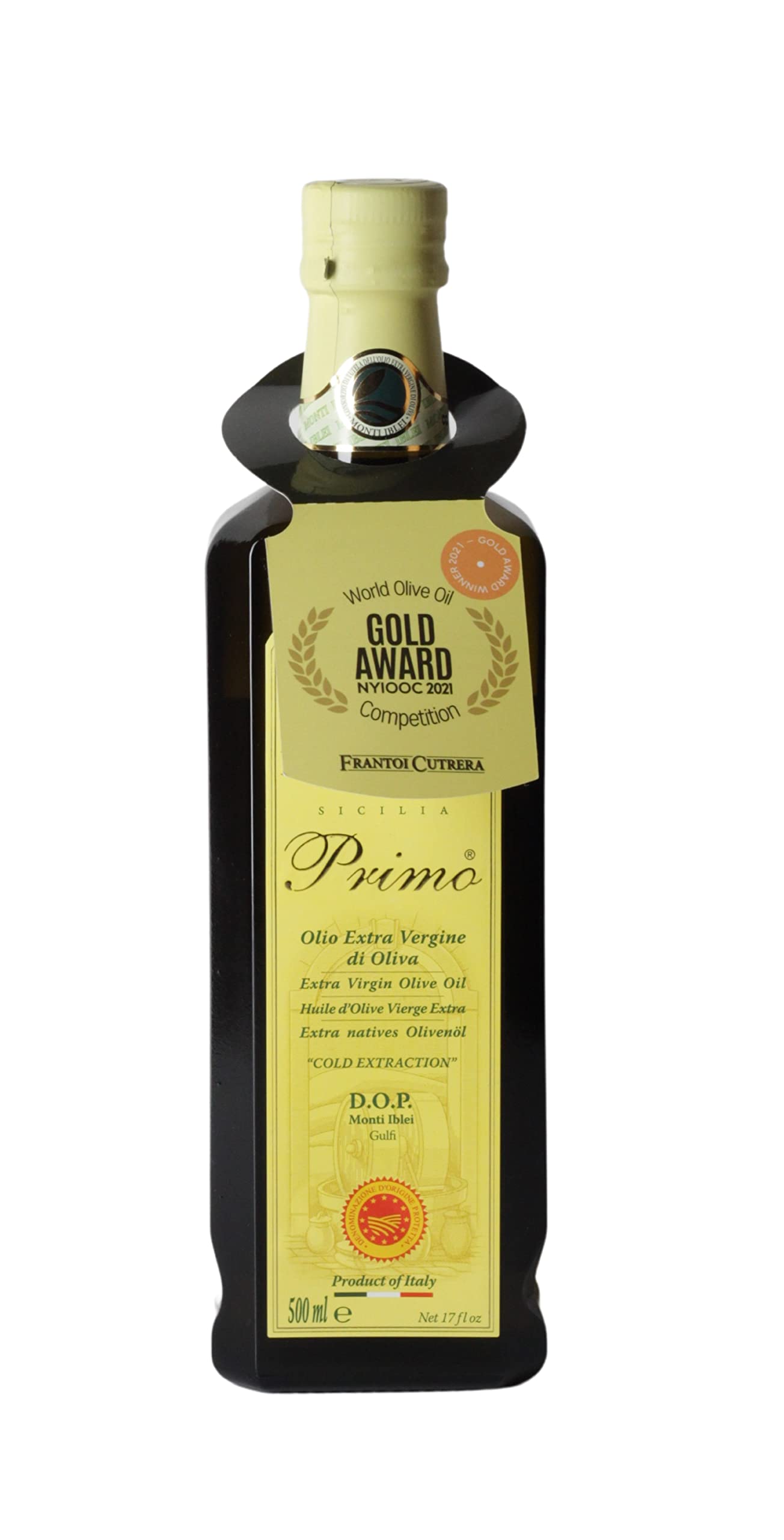 Olio Extra Vergine di Oliva Primo DOP Monti Iblei (3 x 0,5l)