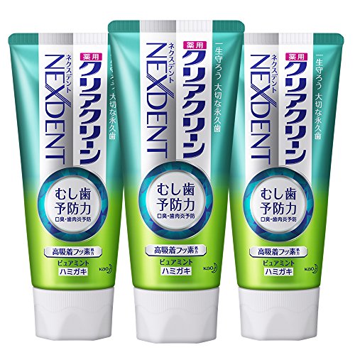 【まとめ買い】クリアクリーン ネクスデント ピュアミント 120g×3本セットのサムネイル
