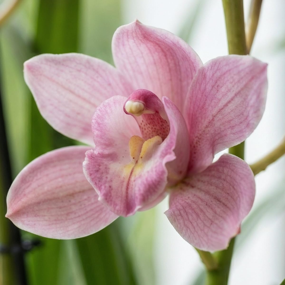 Orchidée Cymbidium Rose - 1 Plante Intérieur Naturelle - 60-70 cm - Pot de 14 cm - Avec fleurs et parfumée - Naturelle Plante de Hollande (pas de graines, non artificiellele)