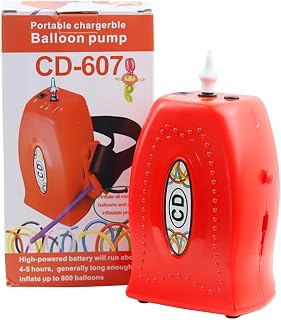 Portable Rechargeable Balloon Pump, Electric Long Balloon Inflator for 260Q Magic Twisting Balloons, 700W Cordless Air Pump for Party Birthday Wedding Decoration