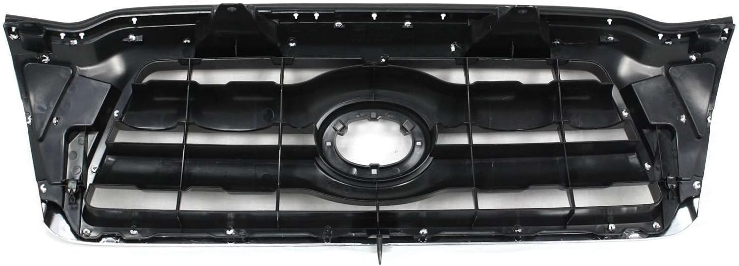 Compatible with TACOMA 05-08 GRILLE, Chrome Shell/Black Insert