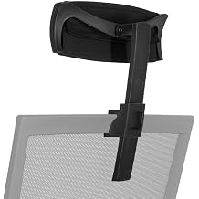 hjh OFFICE Headrest KS PORTO Plastic Black