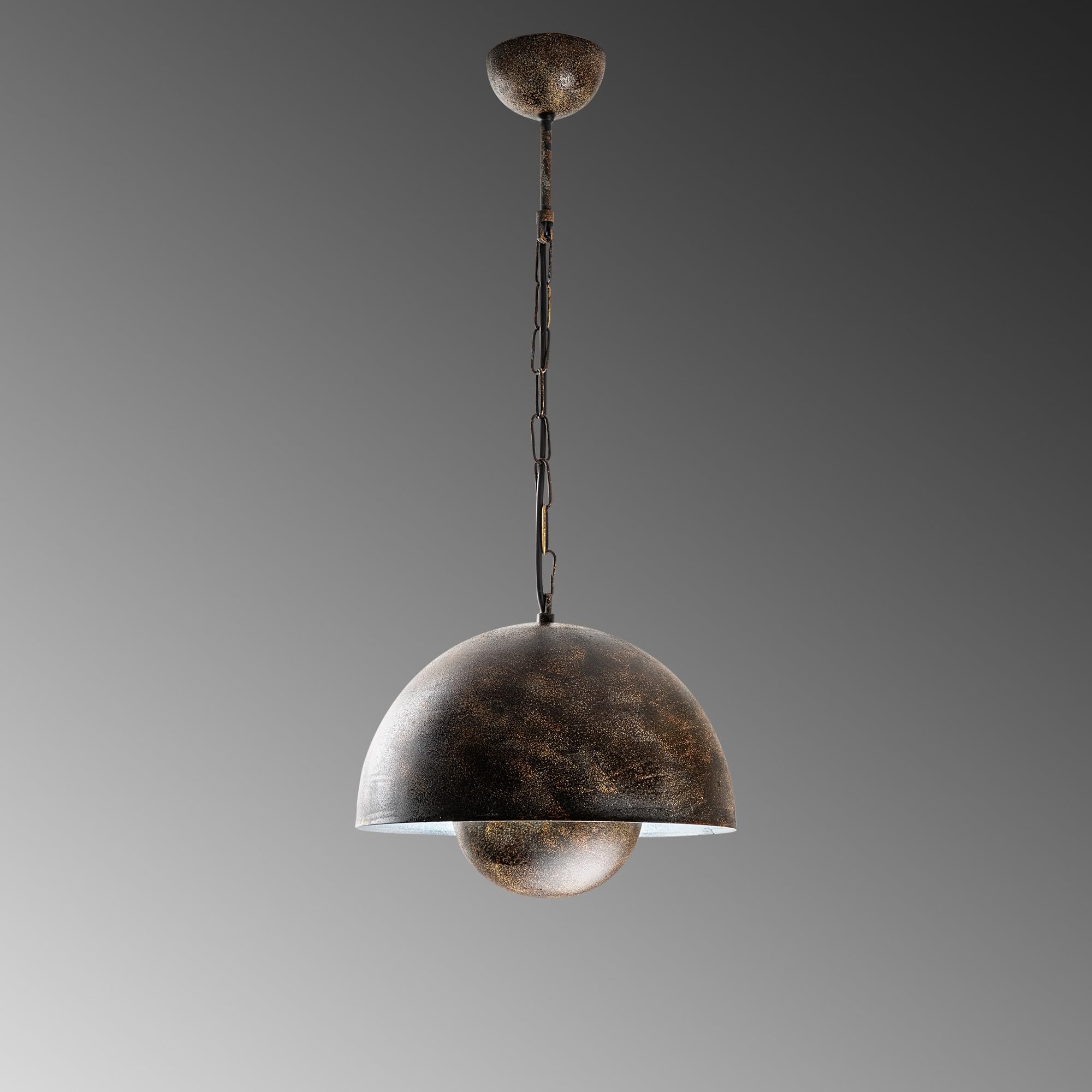 Opviq Elegante chandelier, cuerpo de metal, diámetro de 30 cm, altura total de 70 cm, no ajustable, casquillo E27, máx. 40 W, perfecto para interiores modernos y clásicos