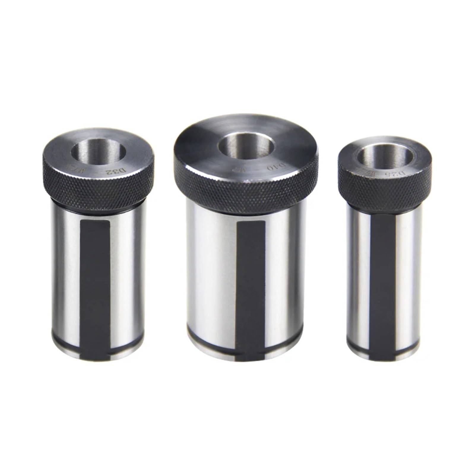 Adaptador de enchufe para torno y fresadora CNC Manguito reductor de cono Morse D25, herramienta de torno CNC, guía de taladro en U, adaptador de poste de banda(5 pieces,D20-14)