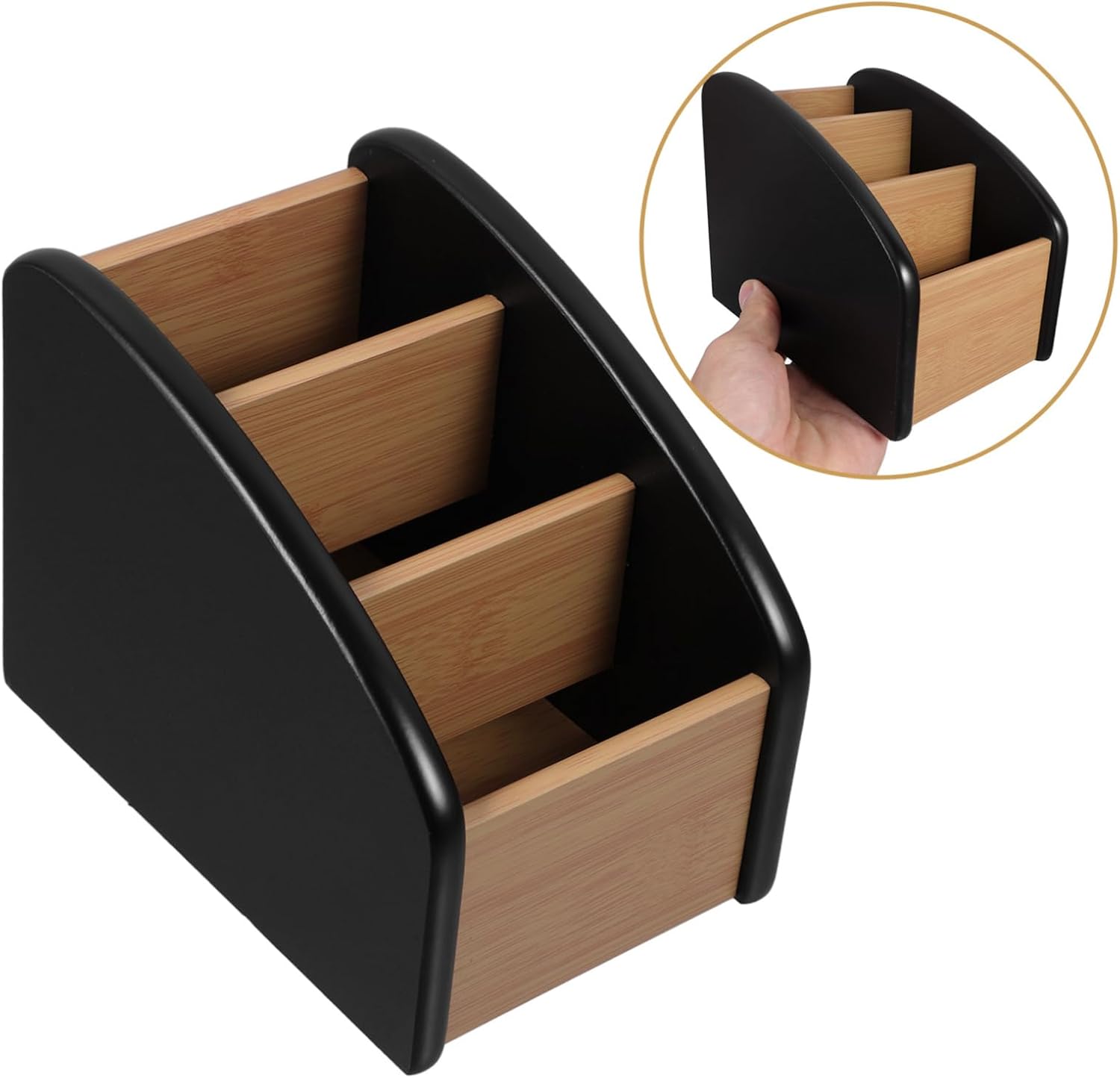ABOOFAN Tea Bag and Sugar Packet Holder Elegant Tea Box Organizer Storage Case for