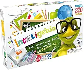 Jogo Inteligênio, Jogo de Tabuleiro Educativo, para 2 a 6 Jogadores, 9+ Anos
