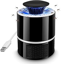PYXBE International Eco Friendly Electronic LED Mosquito Killer Machine Trap Lamp, Theory Screen Protector Mosquito Killer lamp for House,USB Power Electronic ghnml (Black)