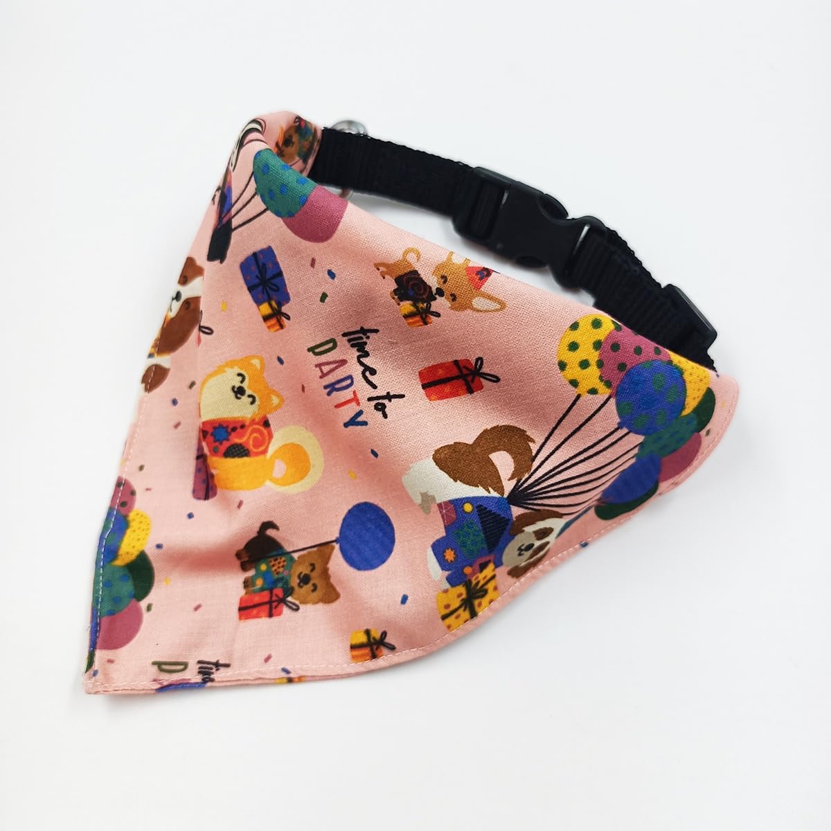 Myartbucket Dark Time to Party Printed Adjustable Bandana for Dogs Bandana for Dogs & Cats (L) (B0CDPL7ZYF) Amazon Price History, Amazon Price Tracker