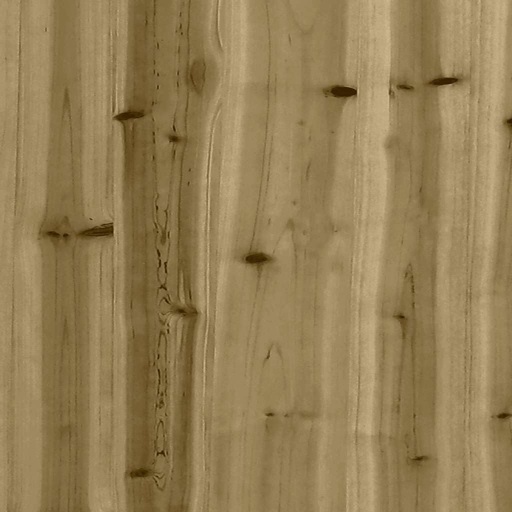 Torre da gioco in legno di pino impregnato con altalena, scivolo ondulato, sabbiera e struttura da arrampicata per bambini in giardino, stabile casetta per esterni con sedile, corda e trapezio