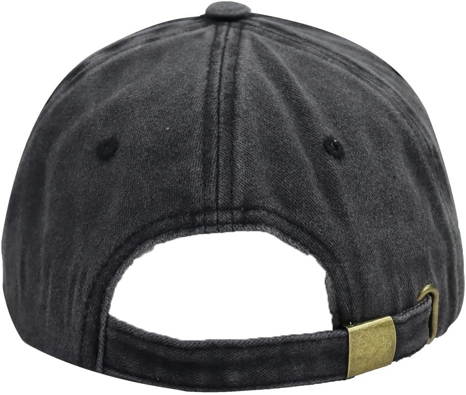 Distressed Veteran Army Hat for Men and Women, US Patriotic Adjustable Embroidered American Flag Baseball Cap - Image 6