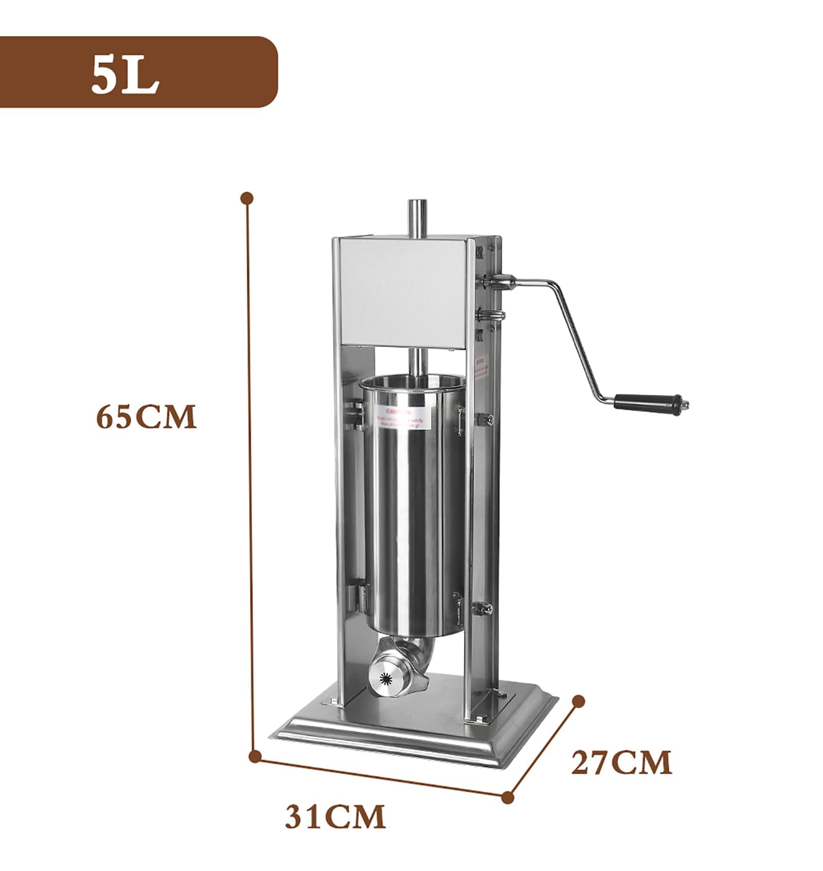 Machine à Churros Manuelle Verticale, équipement de Snacking, idéale pour la Maison et Le Commerce