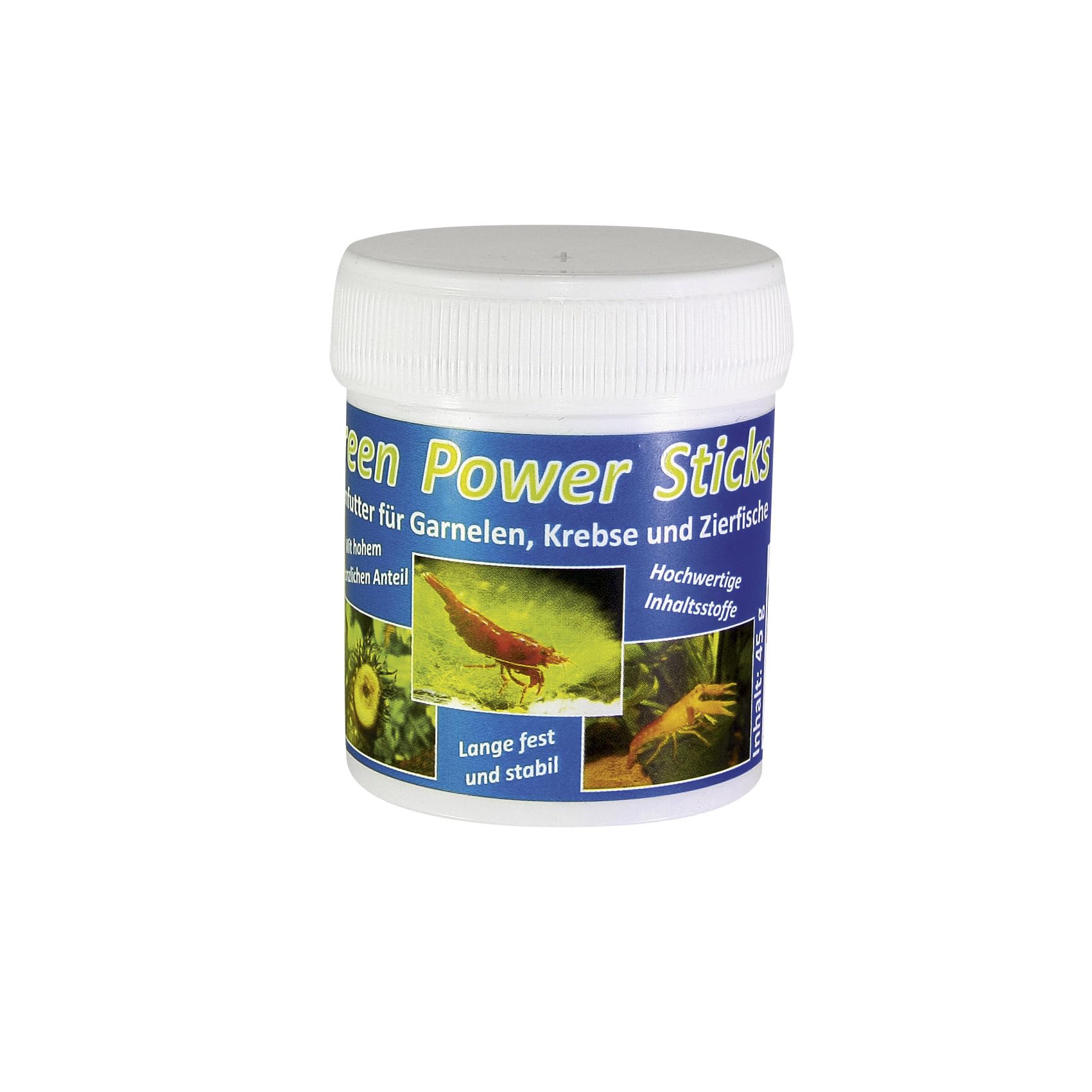 Futtersticks: Green Power Sticks - Futter für Garnelen, Krebse und Zierfische, 800g