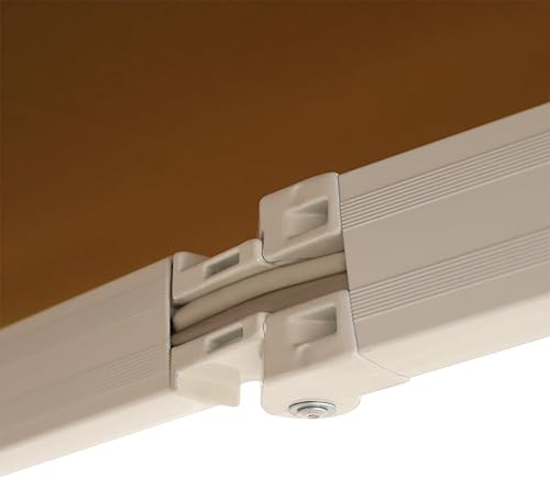 Miniatura 8 de Outsunny - Toldo retráctil para terraza de 10 x 8 pies, para exterior, funcionamiento manual, cubierta para ventana