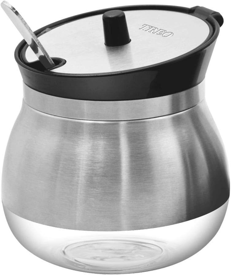MILTON Treo Ghee Dani Storage Jar with Spoon, 270 ml