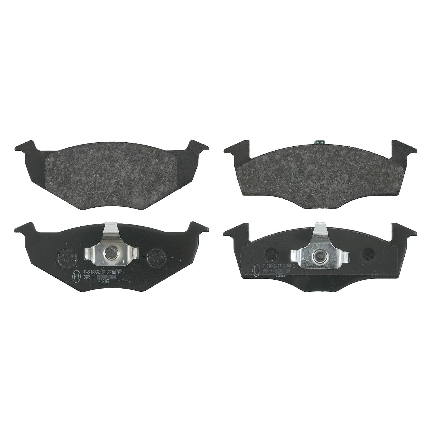 Brake Pads Set fits VW LUPO Mk1 1.4D Front 99 to 05 AMF Blue Print 6N0698151 New