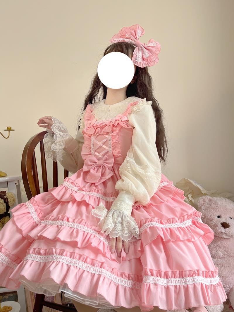 【そ】 ロリータドレス　Mサイズ 青 jsk ヒットドレス ゴージャスロリータドレス ワンピース