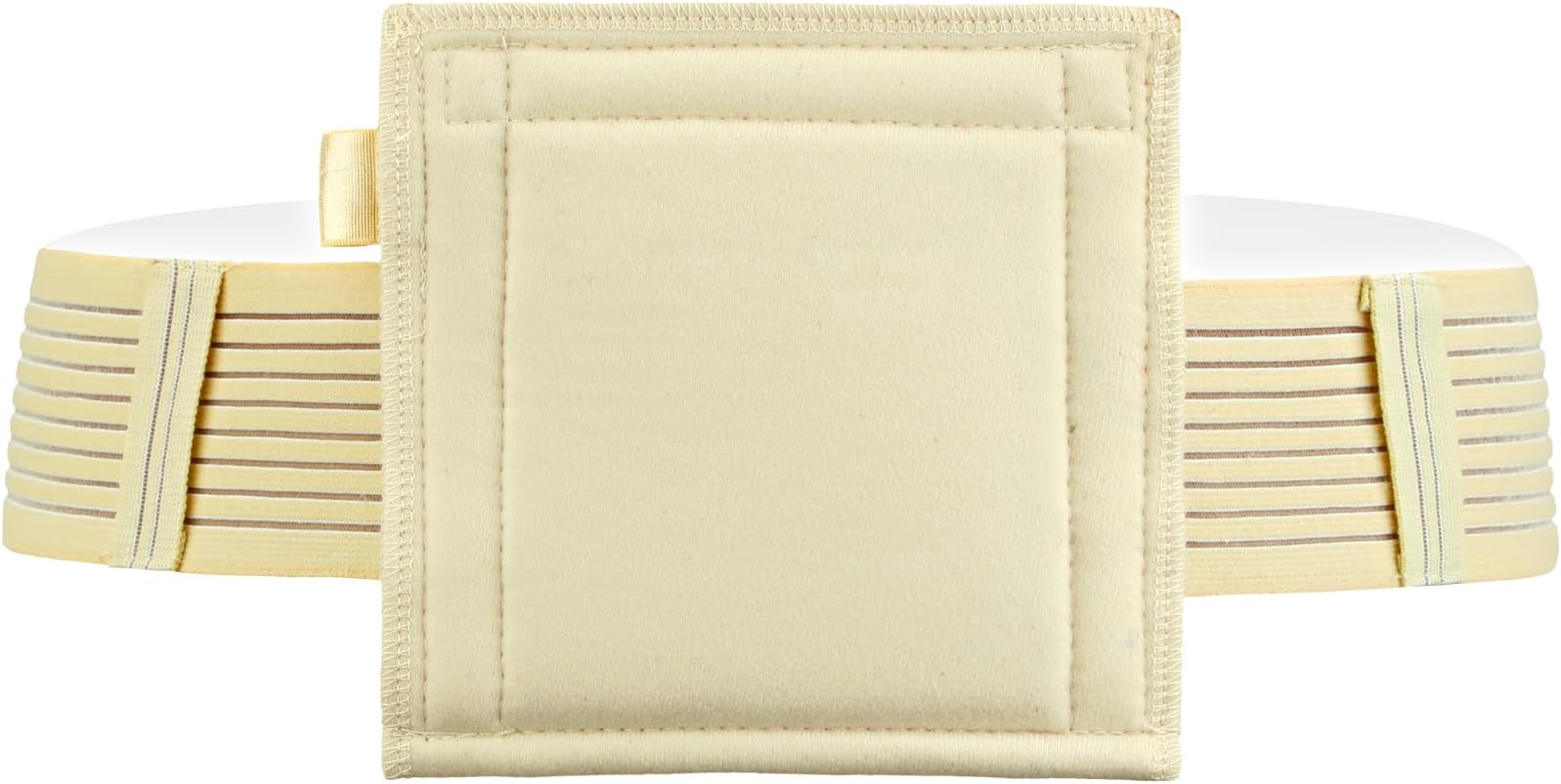 Breathable G Tube Holder Belt Large Square Sponge Feeding Tube Pouch for Gastrostomy J Peg Peritoneal Dialysis PD Peritoneal Dialysis Catheter Accessories Women Men Beige Medium