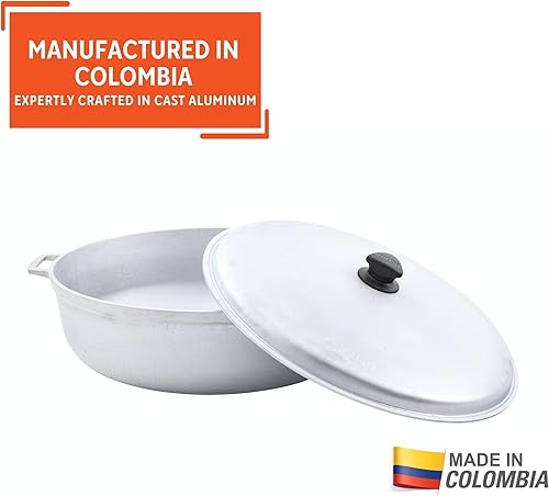 Vista 11 de IMUSA USA GAU-80560 - Mini caldero colombiano tradicional (horno holandés) para cocinar y servir, con capacidad para 0.7 qt.