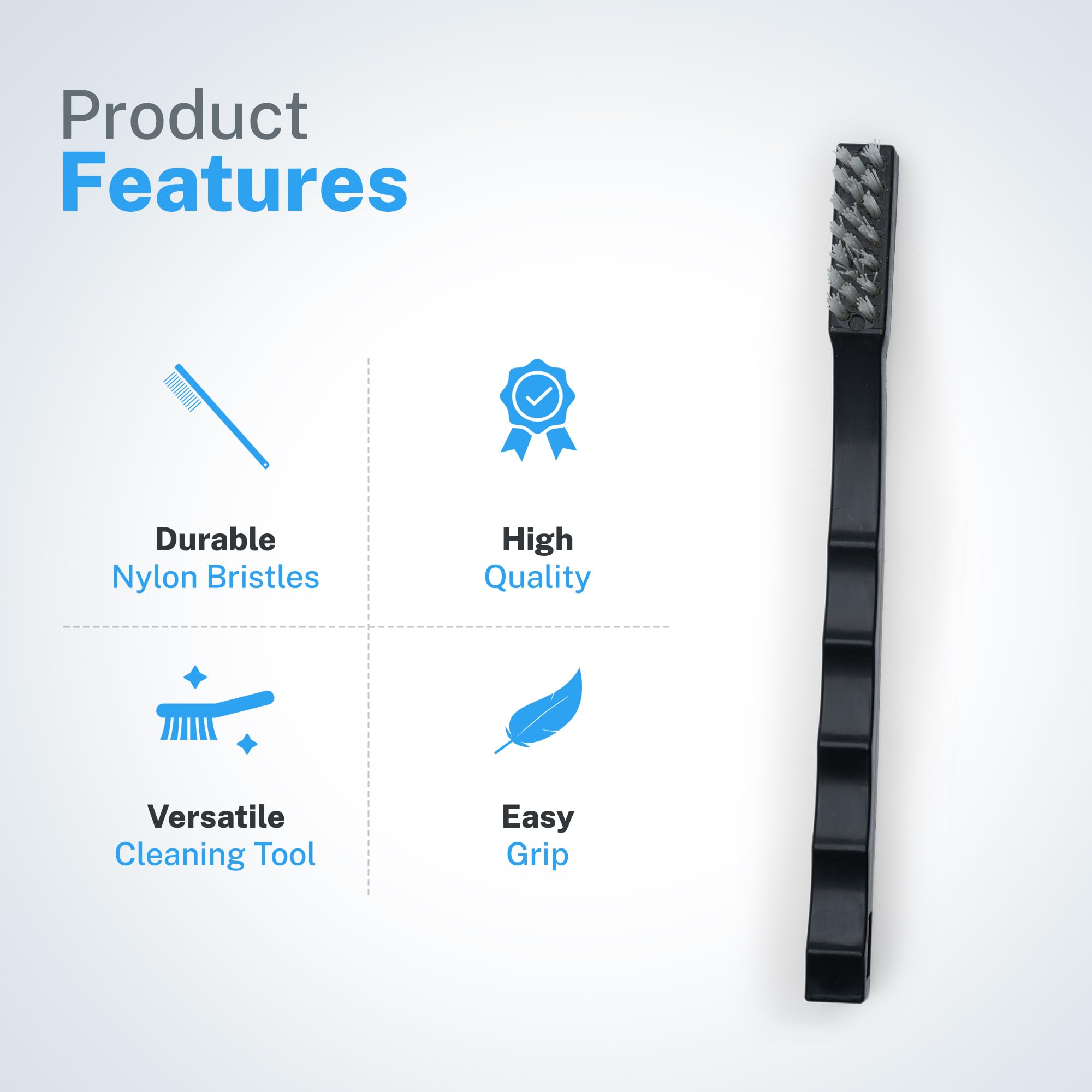 Amazon | 7.25インチ 歯ブラシスタイル ディテール/スクラッチナイロン