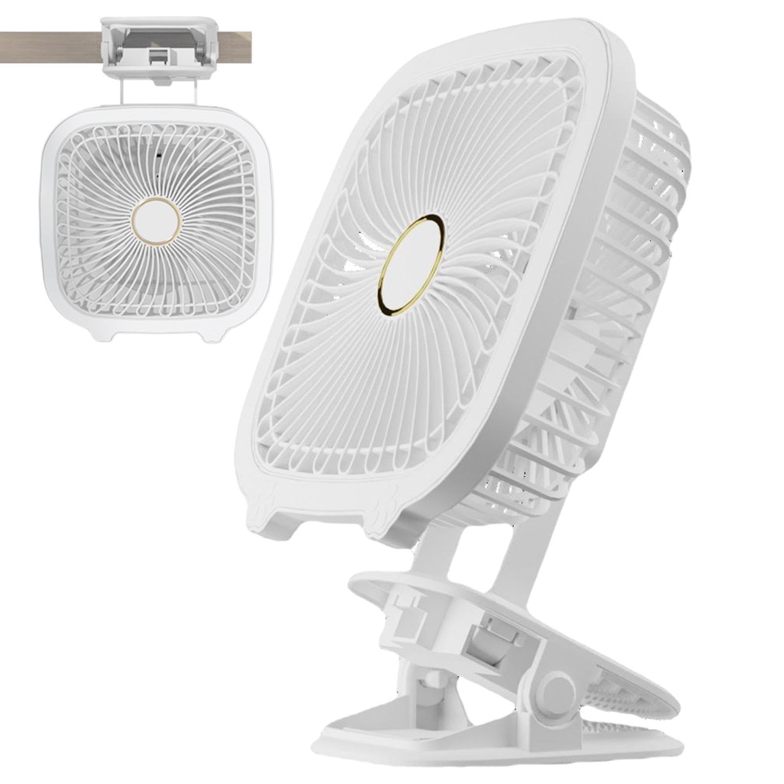 Ventilateur de bureau USB 4 en 1 pliable et silencieux avec lampe LED intégrée pour la chambre