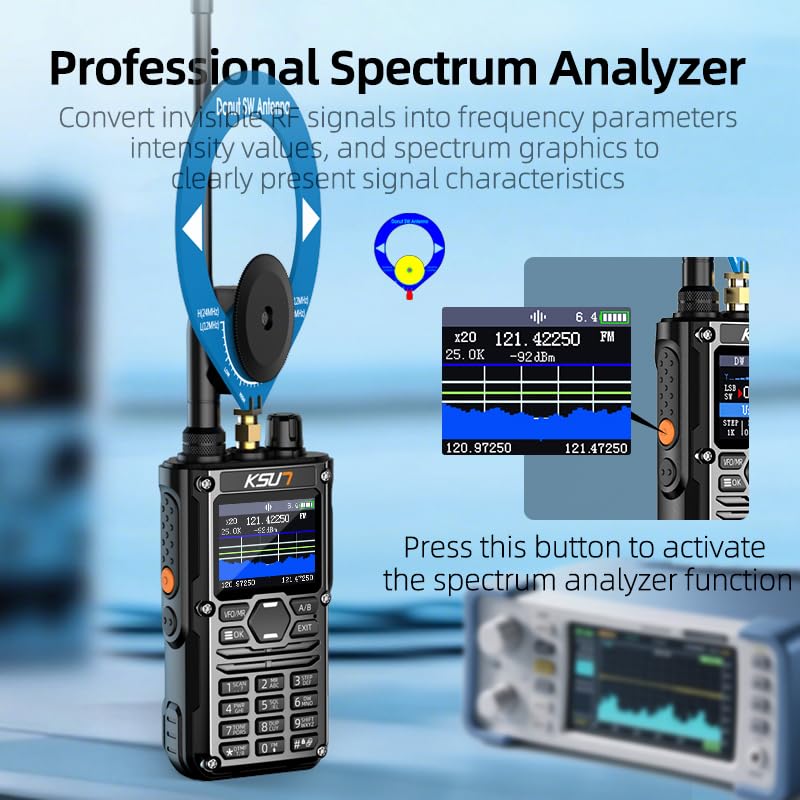 ハンドヘルド FM トランシーバー Amazon.com: KSUN Handheld Ham Radio CB SSB HF Portable Radios