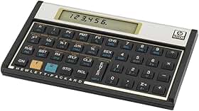 Calculadora Financeira HP 12C Gold - Display LCD Com mais de 120 Funções Sistema de entrada RPN (notação reserva Polonesa)