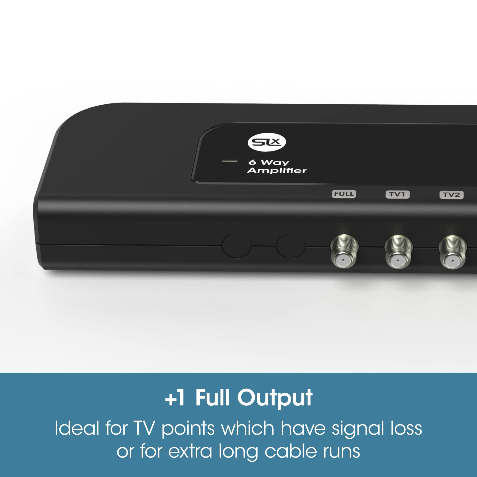 SLx TV Signalverstärker - 4-Wege Antennenverstärker Mit 5G Filter